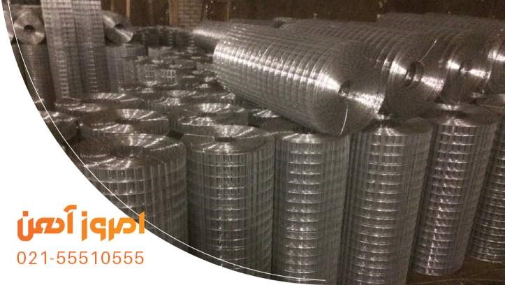 رول توری مش با طول ۳۰ متر در انبار