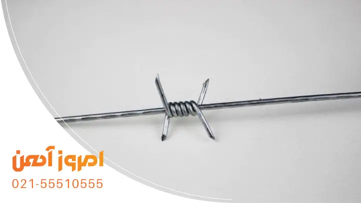 سیم خاردار تک رشتهای 4 گره