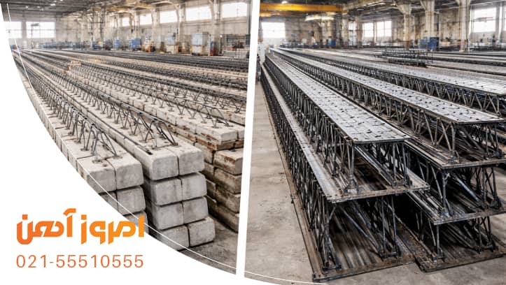 کدام تیرچه بهتر است+ تفاوت قیمت سقف تیرچه بلوک و کرومیت