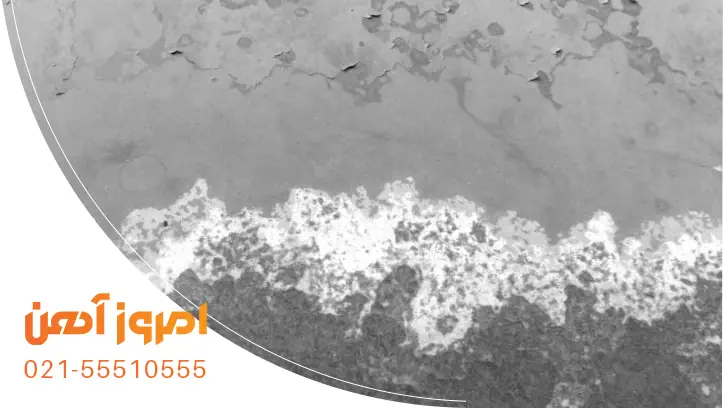 شوره روی ورق گالوانیزه