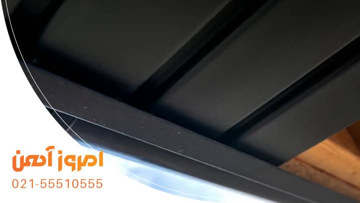 ورق دامپا مشکی مات مدرن