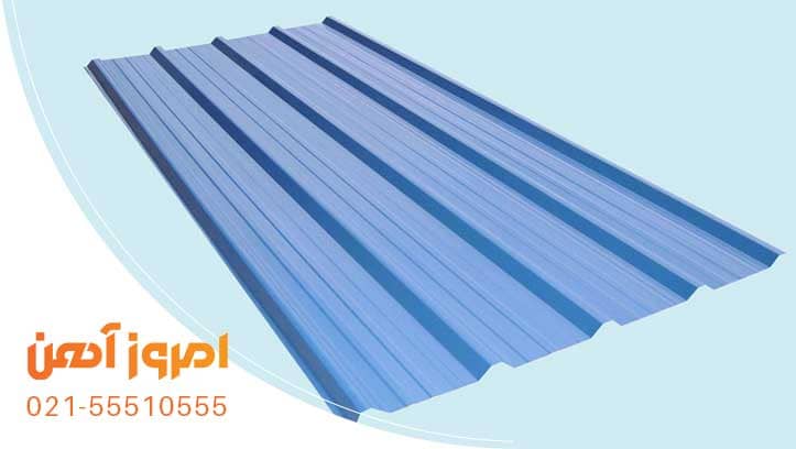 ورق گالوانیزه رنگی کرکره با طرح شادولاین