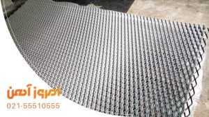 توری لوزی و محاسبه وزن آن